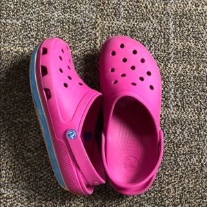 Pink Crocs